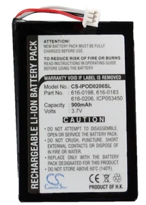 Batterie 900mAh 616-0206 Pour Apple iPOD Photo M9830KH/A M9830TA/A M9829*/A - Photo 1 sur 5