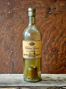 1864 Chateau Yquem Bordeaux Leere Flasche antik very rare empty bottle, grandcru - Bild 1 von 1