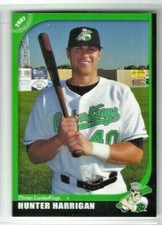 2007 Clinton LumberKings (Class A-Texas Rangers) Hunter Harrigan
