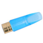 Saxophone Mouthpiece Bb Alto ABS Blue Transparent Wind Instrument Accessory REL