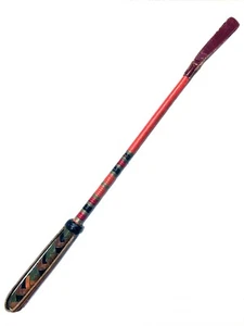 UNIQUE Stunning Vintage Leather-Wrapped Riding Crop, circa 1960s-1970s - Picture 1 of 5