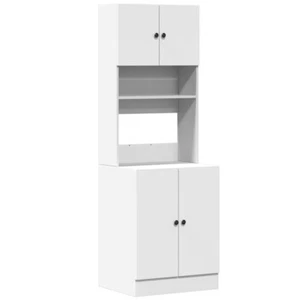 vidaXL Kitchen Cabinet White 60x50x180 cm Engineered Wood - Picture 1 of 12