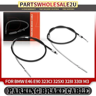 2x Rear Sides Parking Brake Cable for BMW 323Ci 323i 325Ci 325i 325xi 328Ci 328i - Image 1 of 4