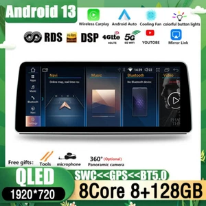 12.3" Android 13 8-Core Android Auto Car Play For BMW 5 Series E60 E61 E62 E63 - Picture 1 of 15