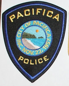 CITY OF PACIFICA POLICE San Mateo County Kalifornien CA PD Patch - Bild 1 von 1