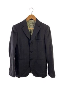 USED TAILORED JACKET XS WOOL GRY DE-J021 GOOD 2-S-75C1 - Picture 1 of 5