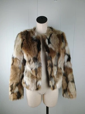 Guess  faux fur coat jacket Size XS - Image 1 of 4