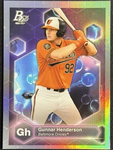 Gunnar Henderson 2022 Bowman Platinum #PE-17 Precious Elements Baltimore Orioles - Picture 1 of 3