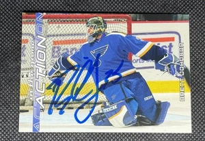 Brent Johnson 2003 In The Game St. Louis Blues Signed Auto Card #575 ~ COA - Picture 1 of 3