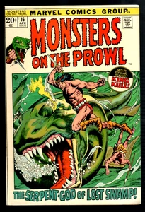 Monsters on The Prowl # 16 (6.0) 4/1972 Marvel 20c Bronzezeit-Key King Kull App. - Bild 1 von 6