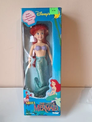 Boneca Disney A Pequena Sereia Ariel #1801 NRFB Rara ~ Tyco 1991 Brinquedo Vintage Novo Na Caixa - Imagem 1 de 4