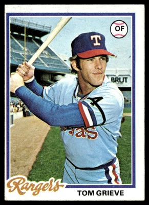 1978 Topps Tom Grieve Texas Rangers #337 - Image 1 of 2