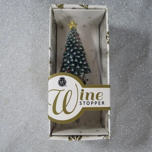 Christmas Tree Wine Stopper Wild Eye Designs NIB - Picture 1 of 2