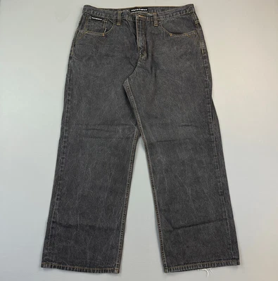 Vintage Rocawear Jeans Mens 38x30 Black Denim Baggy Hip Hop Streetwear Y2K - Image 1 of 4