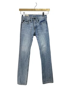 Abercrombie & Fitch Boys Skinny Light Wash Denim Jeans Size 10 Preppy Kids - Picture 1 of 13