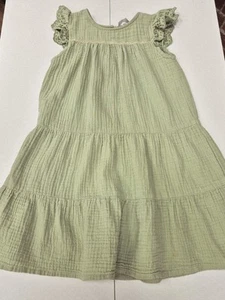 Vestito bambina Japna verde chiaro oliva taglia 8 - Foto 1 di 4