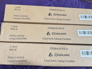 Coghlan's Pre-Seasoned Cast Iron Camp Cooker for Pies, Sandwiches, And Grilling - Picture 1 of 1