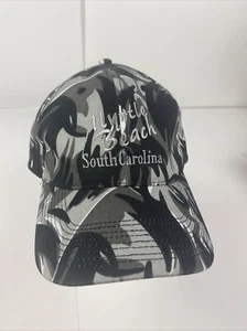 Vintage Myrtle Beach South Carolina Camo Hat The Game Dad Hat Adjustable EUC - Picture 1 of 6