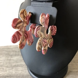 Urban Outfitters Statement Flower Hoops - Picture 1 of 6