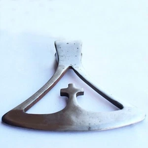 Hand Forged Medieval Viking Battle Ready Axe Head - Authentic Collectible Weapon - Picture 1 of 6