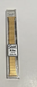 Correa de reloj Speidel TWISTOFLEX 18-24 mm dorada para hombre vintage acero inoxidable 1530/32 - Imagen 1 de 5