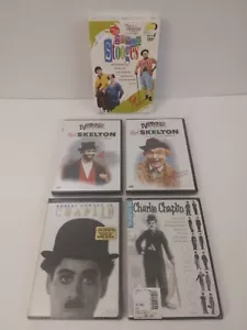 5 DVDS:The Three Stooges 2 Disc Set/Red Skelton/Red Skelton/Charlie.../See Desc - Picture 1 of 3