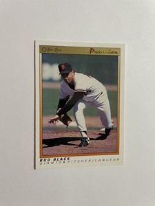 1991 O-Pee-Chee Premier Baseball Card #9 Bud Black San Francisco Giants