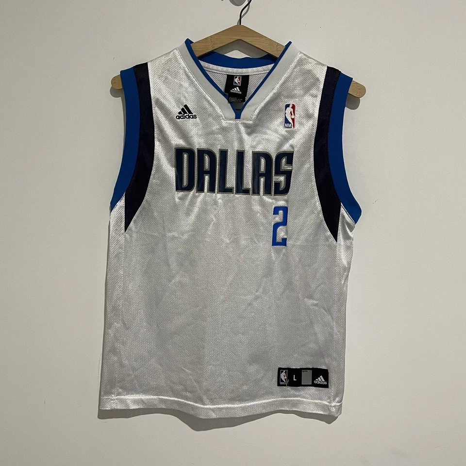 Adidas NBA Dallas Jason Kidd Basketball Jersey Youth Size L 14-16 Years #2 - image 1 of 4