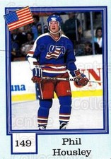1992 Finnish Semic Stickers Snickers Backs #149 Phil Housley
