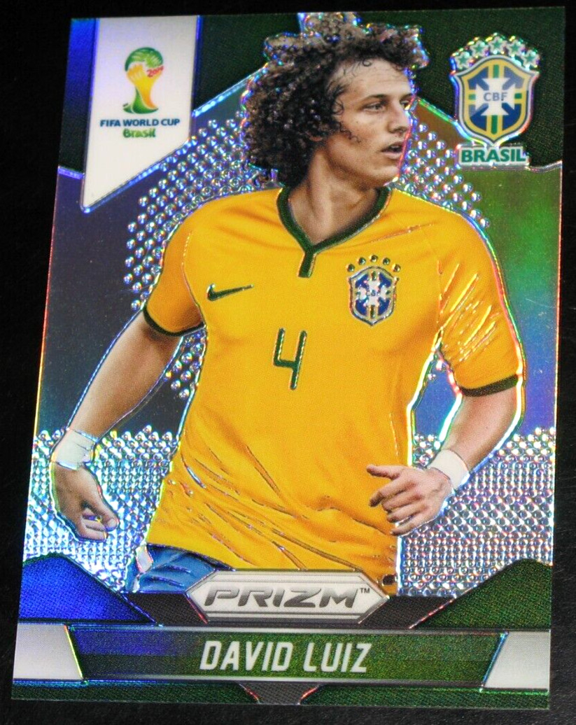 2014 Prizm World Cup David Luiz Silver Refractor Prizms Brazil