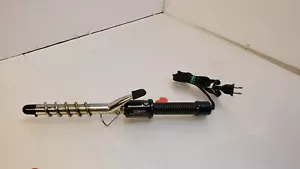 Conair Instant Heat Ceramic 0.75 Spiral Curling Iron Color Silver & Black CD88 - Picture 1 of 6