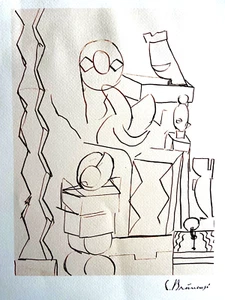 Constantin Brancusi ''Atelier'' Lithograph Original COA Published Paul Klee - Picture 1 of 6