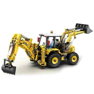 2466PCS Backhoe Loader Building Blocks Engineering Remote Control Truck Bricks - Picture 1 of 6