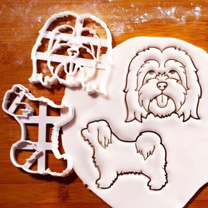 Tibetan Terrier Cookie Cutters Set - cute dog treats Tibet Dokhi Apso Tsang Apso - Picture 1 of 8