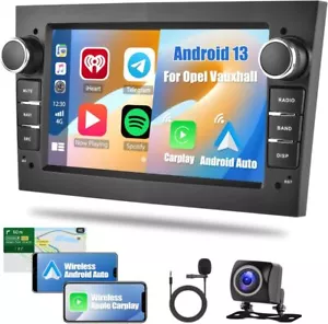 Octa Kern 4+64GB Android 13 Autoradio GPS 4G Für Opel Corsa C D Astra H Zafira B - Bild 1 von 24