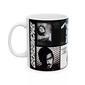 George Michael Ceramic Mug 11oz, Music Fan Gift, Coffee Cup, Classic Music - Picture 1 of 9