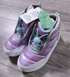 Lands End Snow Boots Toddler Girls Size 9 Purple Winter Shoes Kids - Picture 1 of 5