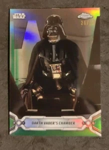 2019 Topps Star Wars Chrome Legacy Darth Vader 's Chamber #105 Green /50 - Picture 1 of 10