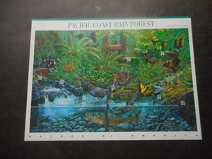 Scott 3378, 33 cent, Pacific Coast Rain Forest, Sheet - Picture 1 of 1