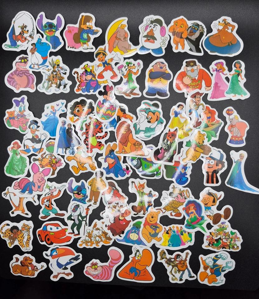 Paquete de 50 pegatinas Disney surtidas aleatorias pegatinas personaje Goofy - vendedor de EE. UU. Foto 1 de 1