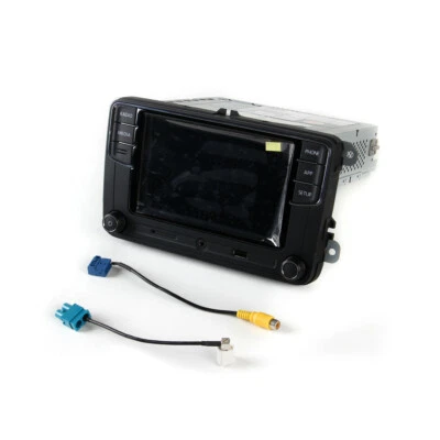 Reproductor de CD y cable de radio de coche de 6,5" sin usar, en caja con reproducción de coche para VW Jetta Passat RCD510 Foto 1 de 4