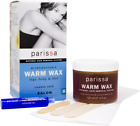Professional Warm Wax Hair Removal Kit, Microwaveable Body Waxing, 4oz + Strips