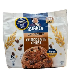 Galletas de avena Quaker chips de chocolate/biscute cip coklat 10 sobres - 3 paquetes - Imagen 1 de 4