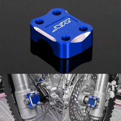 CAPA DE BRAÇADEIRA SUPORTE DE EIXO DIANTEIRO AZUL PARA HONDA XR400R 1996-2004 XR650L 1993-2024 - Imagem 1 de 4