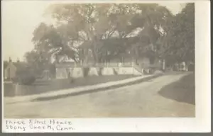 POSTCARD-THREE ELMS HOUSE RPPC, STONY CREEK, CONN BRANFORD CONN ***RARE*** - Picture 1 of 1