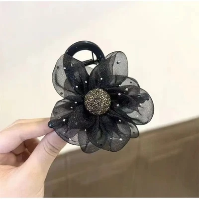 Lightweight Mesh Hair Clips for Women Acrylic Material for Half Up Hairstyles - Image 1 of 4