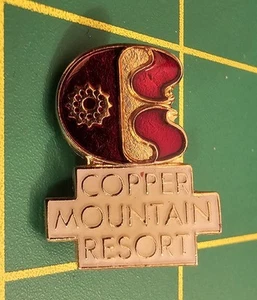Distintivo spilla sci COPPER MOUNTAIN COLORADO souvenir resort viaggio bavero B16 - Foto 1 di 2