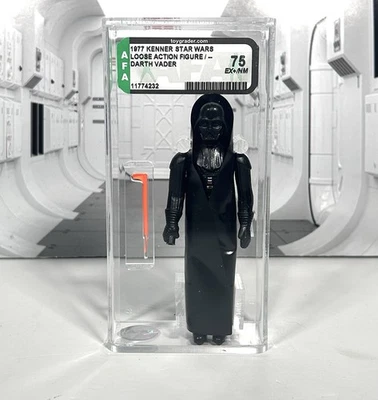 STAR WARS KENNER 1977 DARTH VADER HK BONECO CLASSIFICADO AFA 75 VINTAGE - Imagem 1 de 2