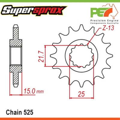 Nuevo kit de piñón delantero y trasero SUPERSPROX para TRIUMPH 650 DAYTONA 650cc Foto 1 de 4