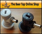 Gas / Liquid Ball Lock Disconnects With 1/4" Barb For Cornelius / Corny Kegs